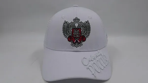 Кепка с сеткой ФБ белая